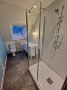 Rénovation d'une salle de bain Marc'eaux plombier chauffagiste Le Mans Sarthe