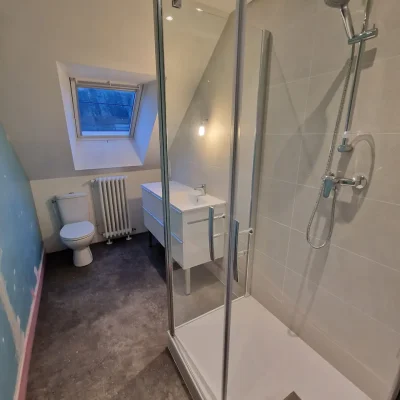 Rénovation d'une salle de bain Marc'eaux plombier chauffagiste Le Mans Sarthe