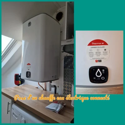 Chauffe eau électrique Marc'eaux plombier chauffagiste Le Mans Sarthe